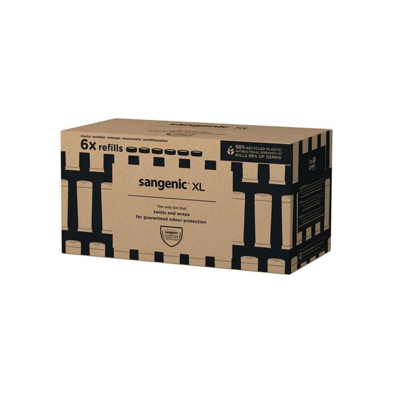 Tommee Tippee Sangenic XL Refill Cassettes Diaper Bin And Refills Pack of 6 Secondary image