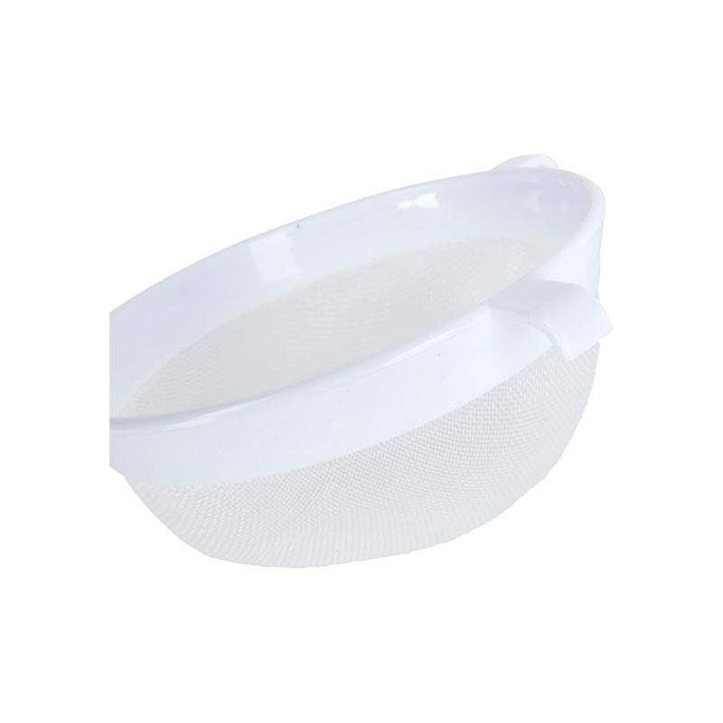 KitchenCraft Sieve Plastic Large 18cm Heat Resistant Nylon Mesh White