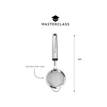 MasterClass Soft Grip Stainless Steel Sieve 8cm Silver