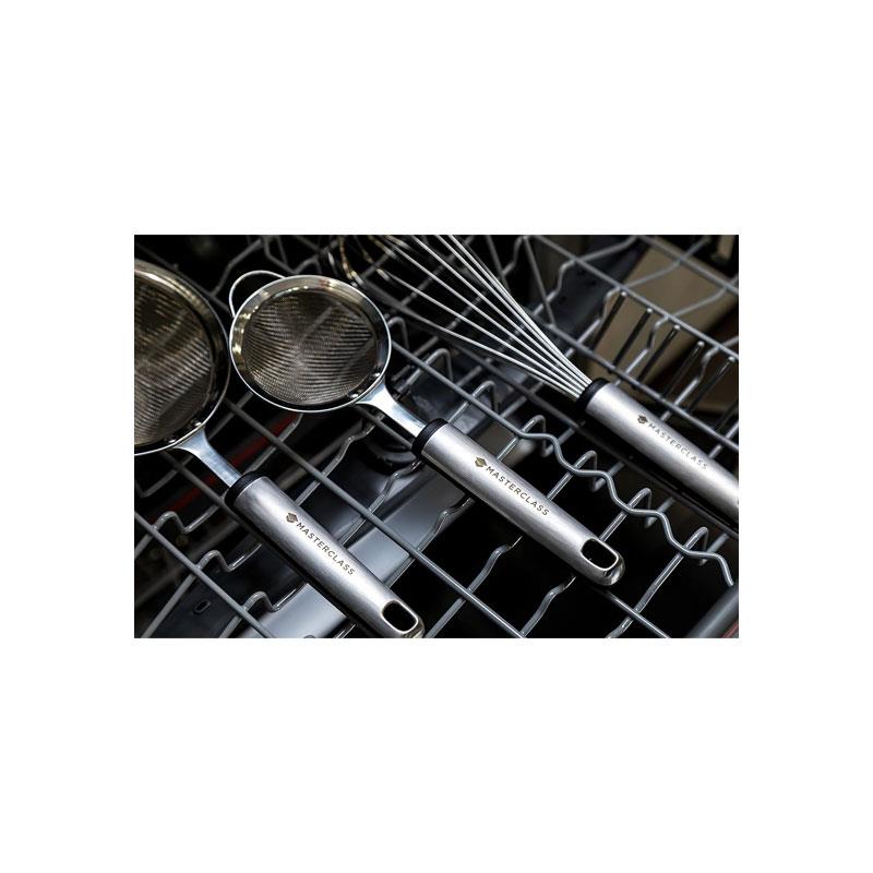 MasterClass Soft Grip Stainless Steel Sieve 8cm Silver