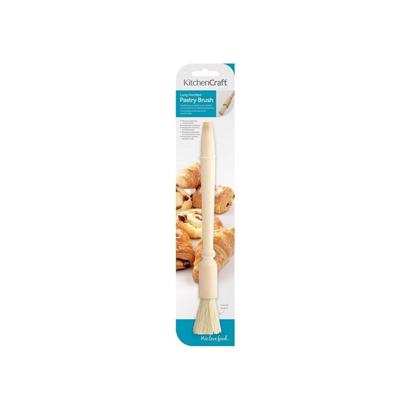 KitchenCraft Wooden Pastry/Basting Brush Large 25cm With Natural Bristles Wood Secondary image