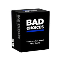 Bad Choices The Have You Ever? Party Game Hilarious Adult Card Game Night With Your Group Black