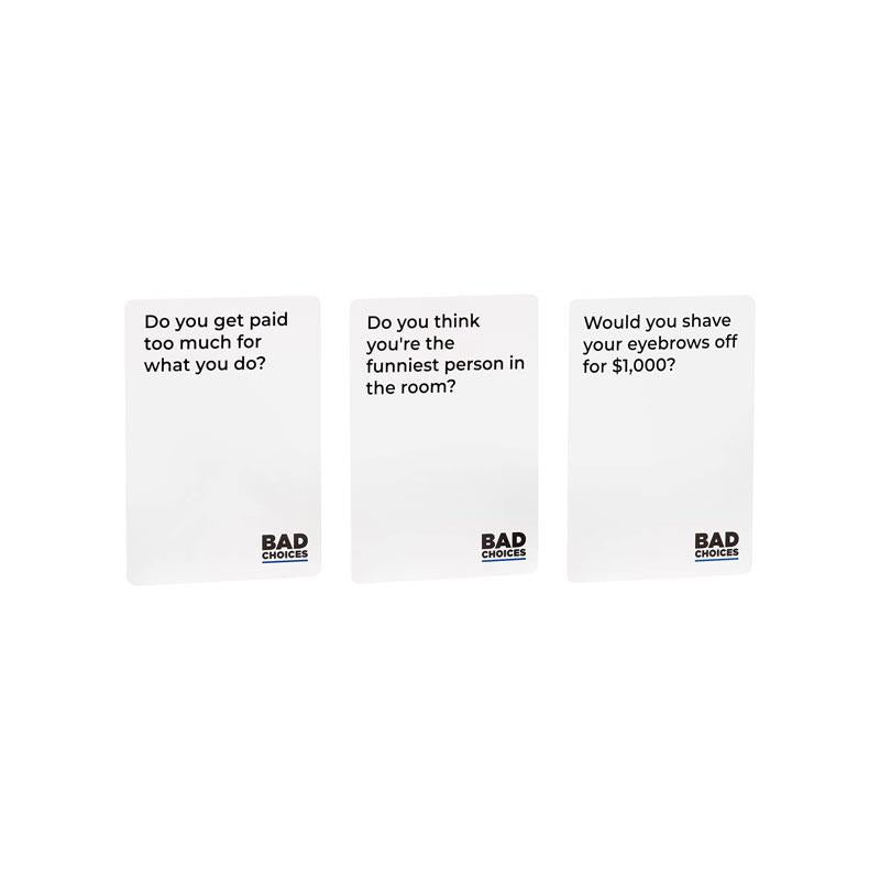 Bad Choices The Have You Ever? Party Game Hilarious Adult Card Game Night With Your Group Black