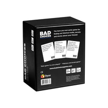 Bad Choices The Have You Ever? Party Game Hilarious Adult Card Game Night With Your Group Black