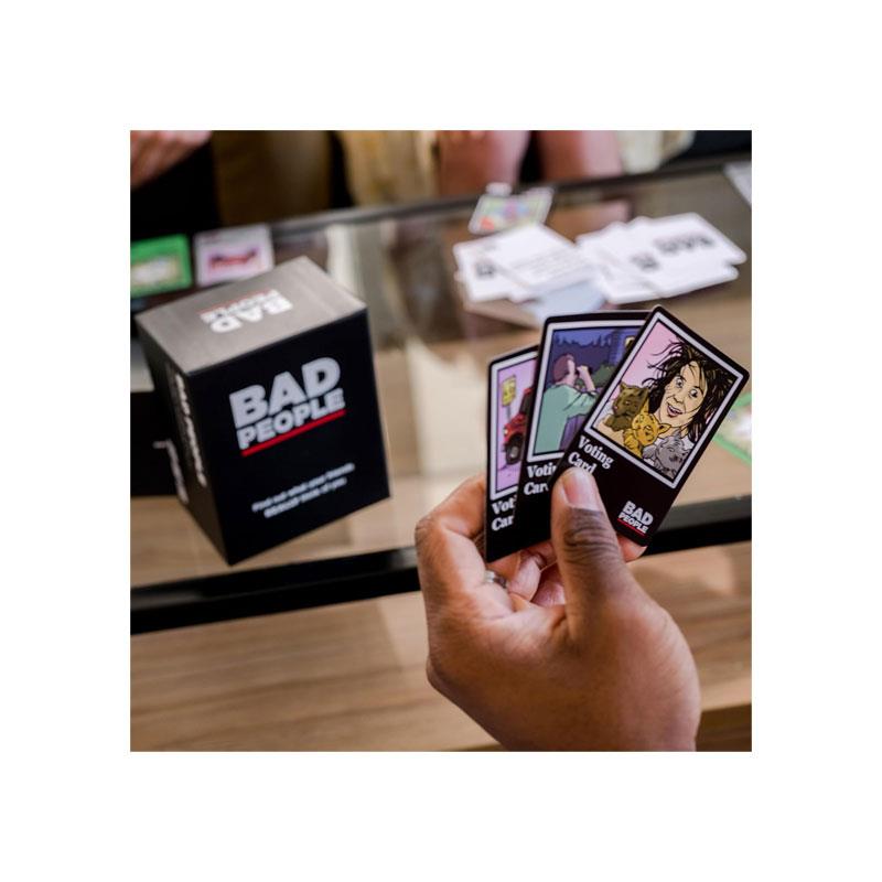 Bad People The Party Game You Probably Shouldn't Play Find Out What Your Friends Really Think of You Adult Card Board Game Black