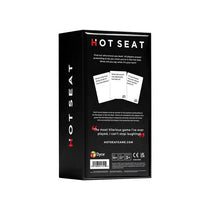 Hot Seat The Game That's All About You Family Card Board Games Perfect Christmas White Elephant Gifts Black