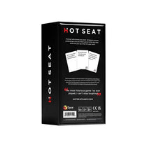 Hot Seat The Game That's All About You Family Card Board Games Perfect Christmas White Elephant Gifts Black