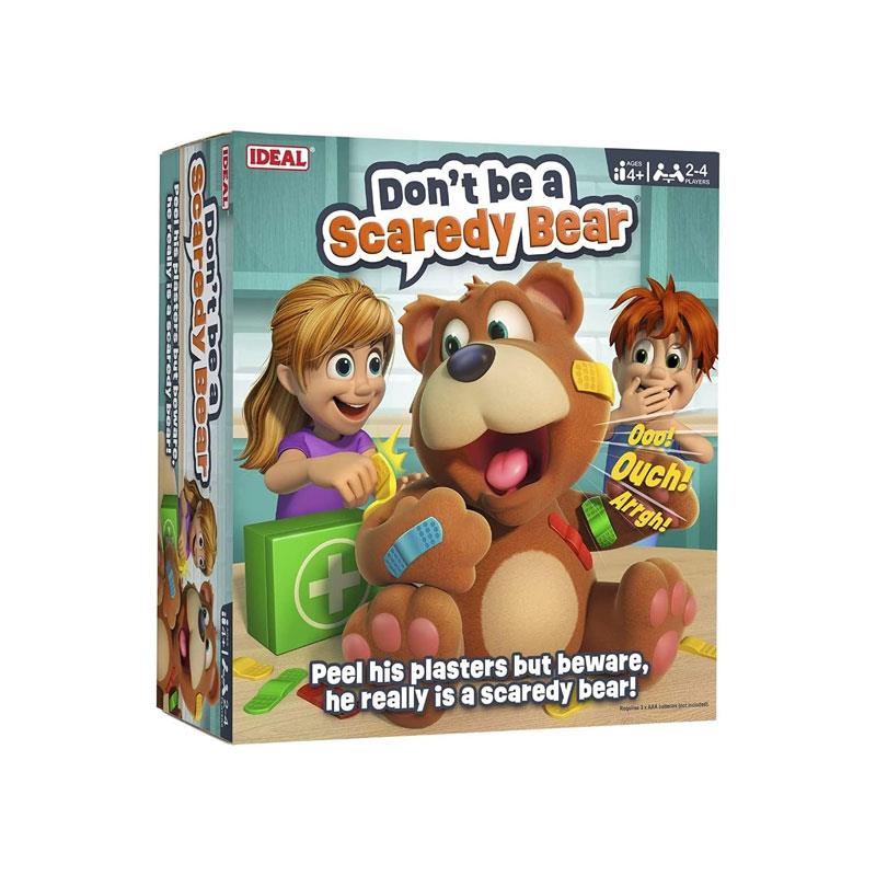 Ideal Don't Be A Scaredy Bear Game The Plaster Pulling Teddy Bear Game Peel His Plasters But Beware He Really Is A Scaredy Bear! Multicolour