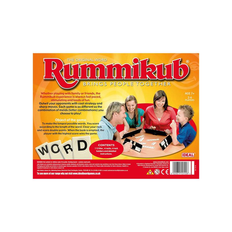 Ideal The Original Rummikub Word Strategy Game Brings People Together ! Make The Longest Words You Can Board Game