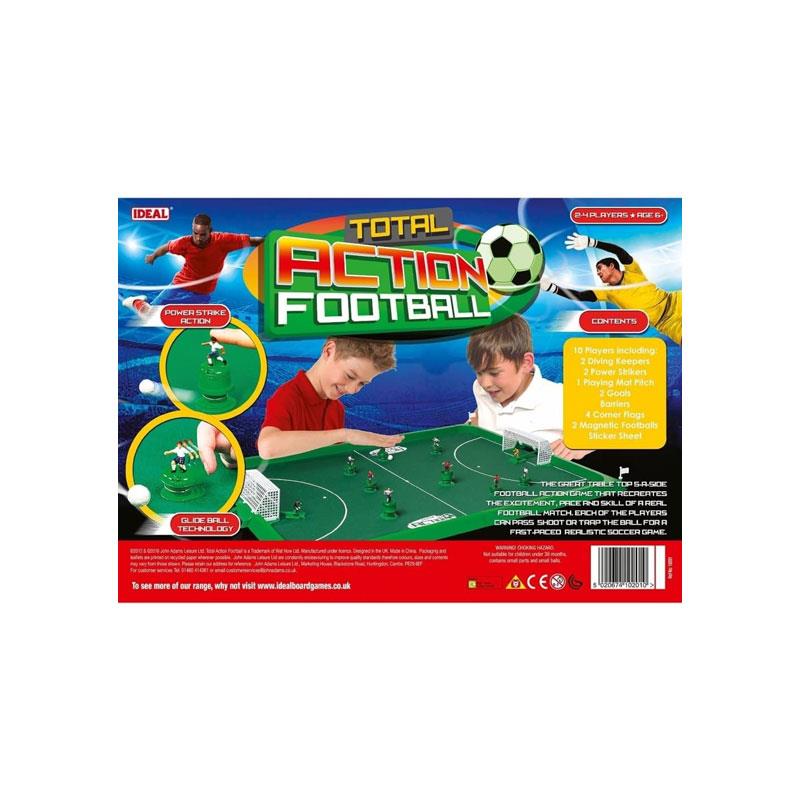 Ideal Total Action Football Fast Paced Table Top Football Action Game ! Family Board Games For 2-4 Players Ages 6+ Multicolour Secondary image