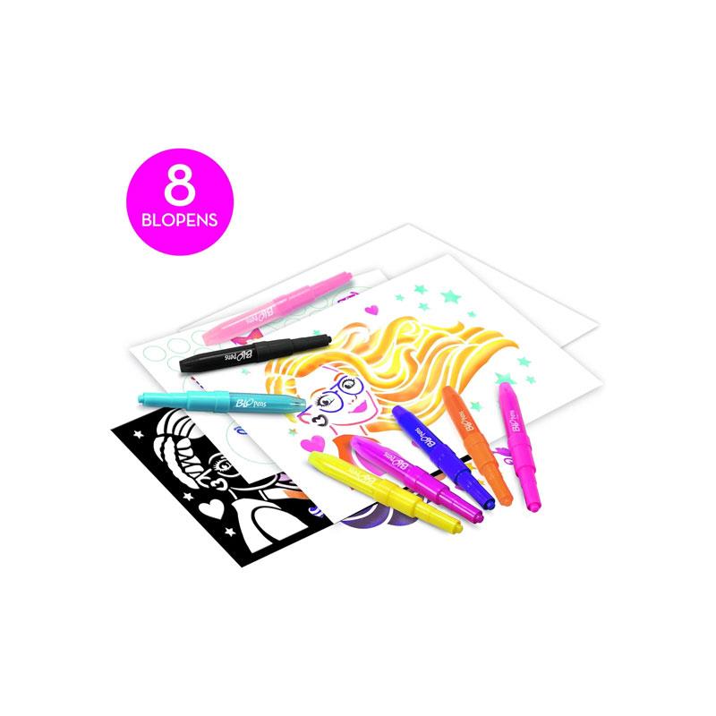 John Adams BLOpens Barbie Activity Set Create Beautiful Barbie Drawings With Amazing Airbrush Effects ! Multicolour Secondary image