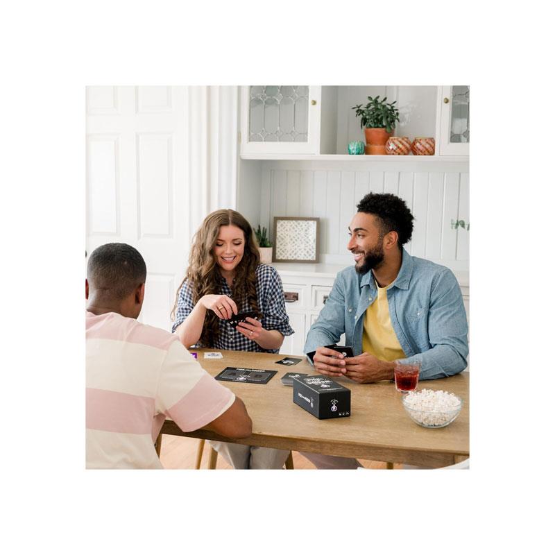 Pick Your Poison Card Game The “What Would You Rather Do?” Party Game Family Edition Black