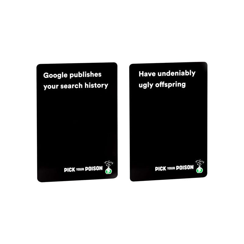 Pick Your Poison Card Game The “What Would You Rather Do?” Party Game After Dark Edition