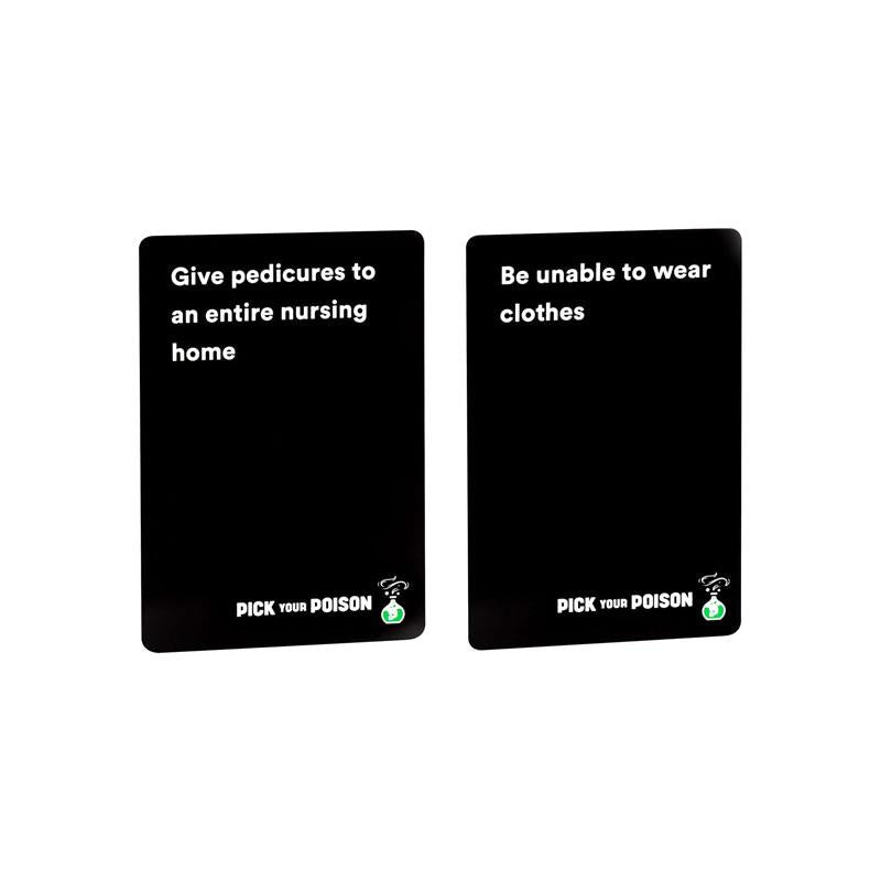 Pick Your Poison Card Game The “What Would You Rather Do?” Party Game After Dark Edition