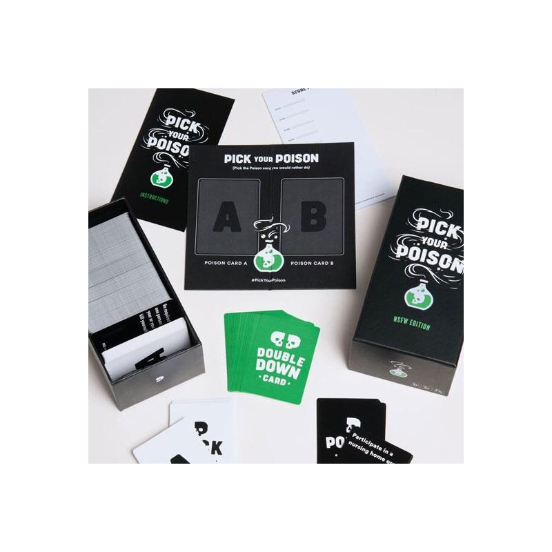 Pick Your Poison Card Game The “What Would You Rather Do?” Party Game After Dark Edition