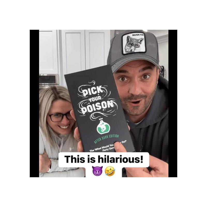 Pick Your Poison Card Game The “What Would You Rather Do?” Party Game After Dark Edition