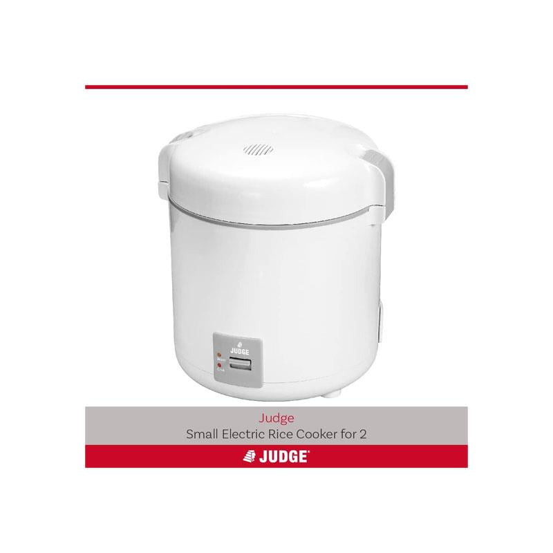 Judge Electric Rice Cooker 300ml Fully Automatic Removable Non-Stick Rice Pot 250W White