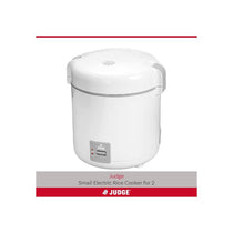 Judge Electric Rice Cooker 300ml Fully Automatic Removable Non-Stick Rice Pot 250W White