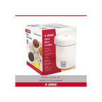 Judge Electric Rice Cooker 300ml Fully Automatic Removable Non-Stick Rice Pot 250W White