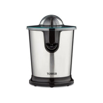 Tower Freeflow Citrus Juicer Flexible Anti-Drip Spout Stainless Steel 85W 250ml Capacity Silver