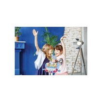 Lexibook Bluey Stand With Voice Affect Mics Lights And Bluetooth Speaker 2 Microphones MP3 Input Adjustable Height Blue