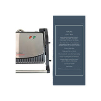 Lloytron KitchenPerfected Health Grill And Panini Press 800W Black Steel