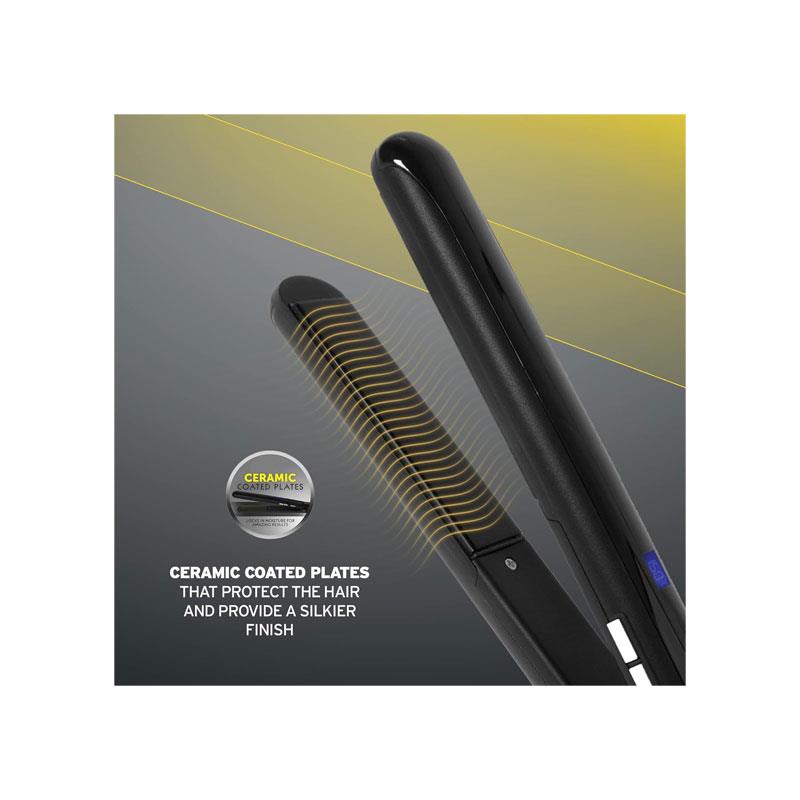 Wahl Salon Styling Afro Hair Straightener Ceramic Plates Automatic Shut-off Variable Temperature 230°C 46W Black