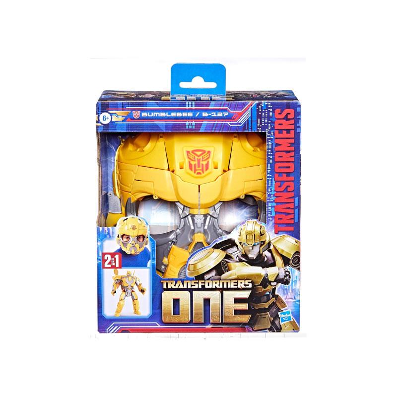 Hasbro Transformers One 2 In 1 Bumblebee B-127 Mask Action Figure Red/Silver/Yellow