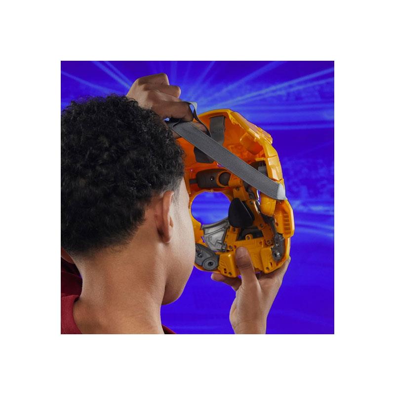 Hasbro Transformers One 2 In 1 Bumblebee B-127 Mask Action Figure Red/Silver/Yellow
