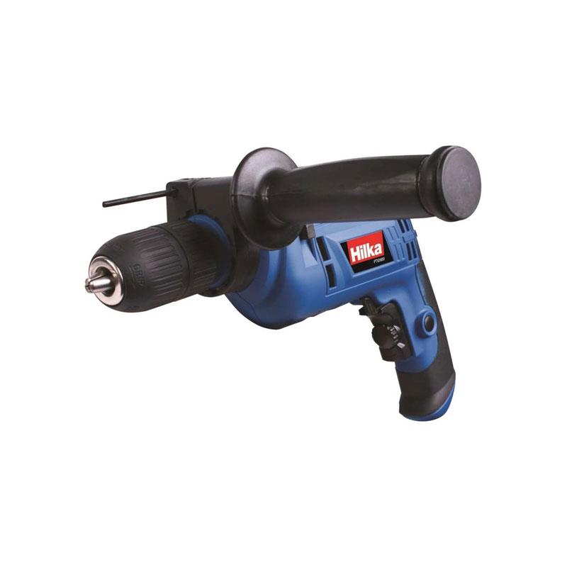 Hilka Tools Corded Electric Hammer Drill 600W 13mm Heavy Keyless Chuck 0-3000 RPM No Load Speed Black Main image