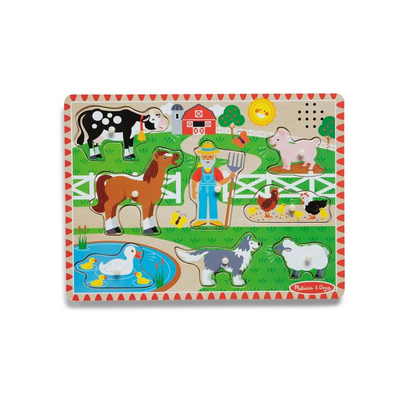 Melissa & Doug Old MacDonald's Farm Song Puzzle 8 Pieces Main image