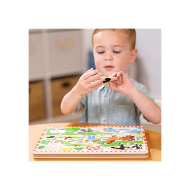Melissa & Doug Old MacDonald's Farm Song Puzzle 8 Pieces
