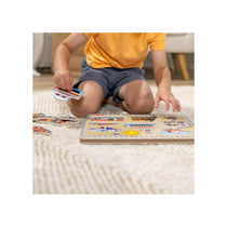 Melissa & Doug Vehicles Sound Puzzle 8 Pieces