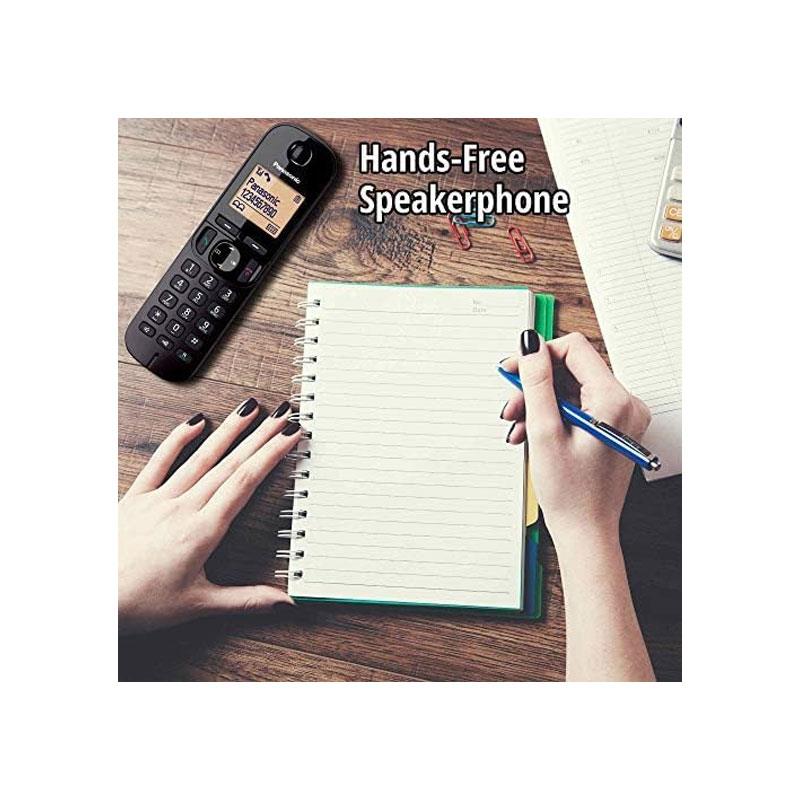 Panasonic Digital Cordless Answer Phone With Nuisance Calls Block Triple Handset Black