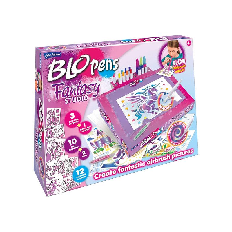 John Adams BLOpens Fantasy Studio Create Fantastic Airbrush Pictures Kids Creative Art Kit Fun Painting Set Multicolour Main image