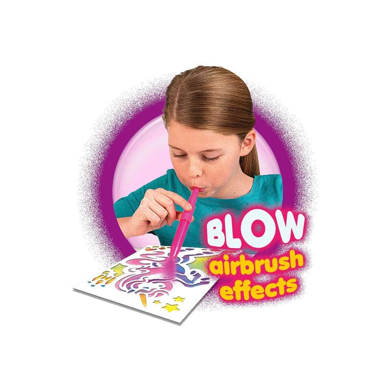 John Adams BLOpens Fantasy Studio Create Fantastic Airbrush Pictures Kids Creative Art Kit Fun Painting Set Multicolour
