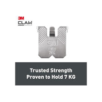 3M CLAW Drywall Plasterboard Picture Hanger Wall Hooks Holds Up To 7kg Pack of 4