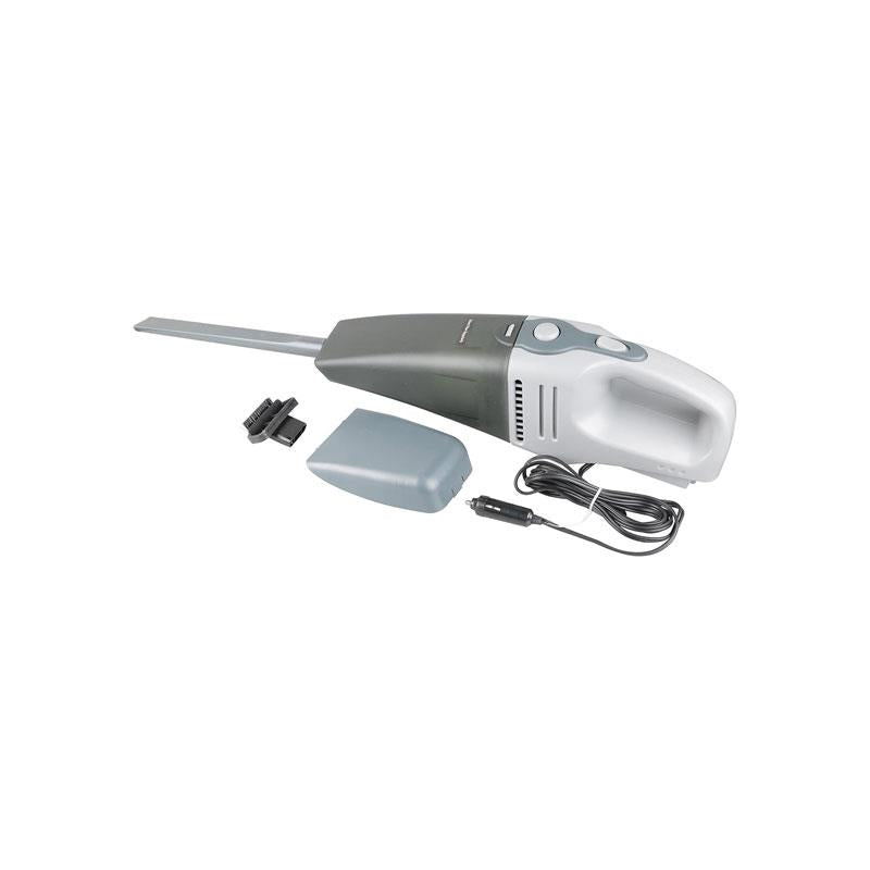 Hilka Tools 12V Wet & Dry Car Handheld Vacuum Cleaner With Accessories Grey