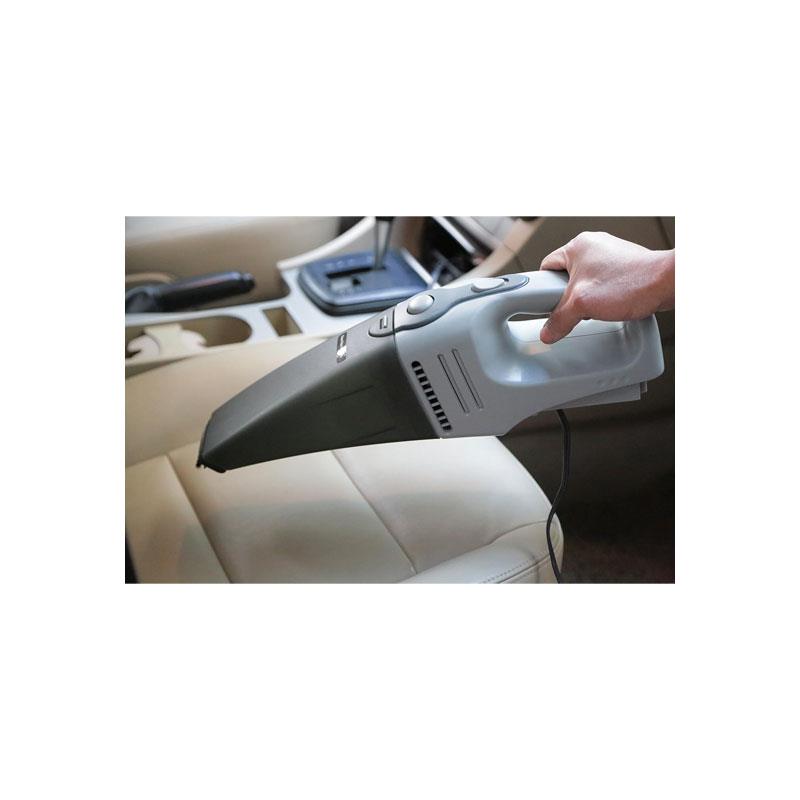 Hilka Tools 12V Wet & Dry Car Handheld Vacuum Cleaner With Accessories Grey