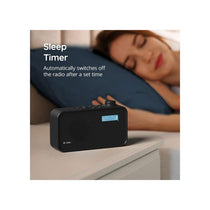 i-Star DAB/DAB Plus Digital & FM Radio Clear LCD Display Mains Powered Or Battery USB Charging Black