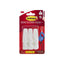 3M Command Utility Hooks Small 6 Hooks And 12 Small Strips 450g Holding Power Value Pack White