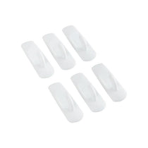 3M Command Utility Hooks Small 6 Hooks And 12 Small Strips 450g Holding Power Value Pack White