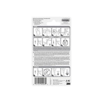3M Command Utility Hooks Small 6 Hooks And 12 Small Strips 450g Holding Power Value Pack White