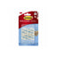 3M Command Mini Hooks With Strips Mini 6 Hooks And 8 Small Strips 225g Holding Power Clear/Transparent