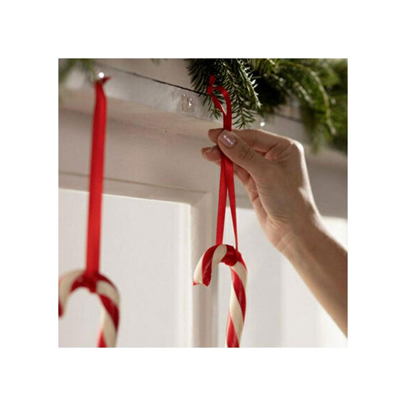 3M Command Mini Hooks With Strips Mini 6 Hooks And 8 Small Strips 225g Holding Power Clear/Transparent