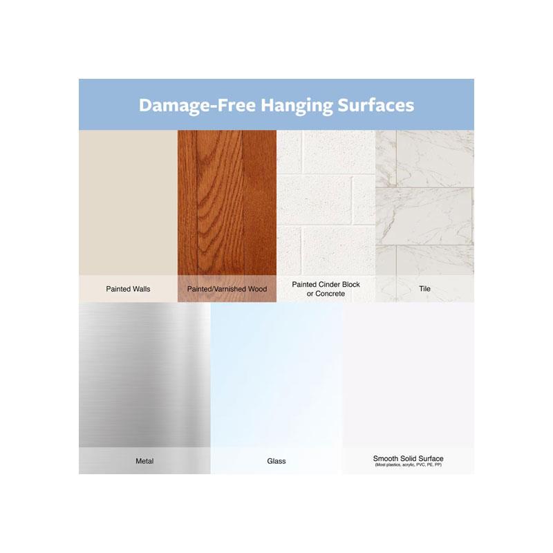 3M Command Mini Hooks With Strips Mini 6 Hooks And 8 Small Strips 225g Holding Power Clear/Transparent