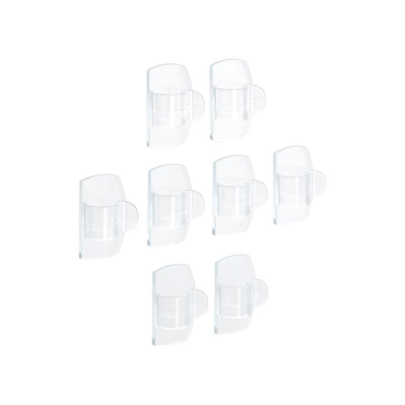 3M Command Outdoor Light Clips Small 16 Clips And 20 Small Strips Value Pack Transparent/Clear