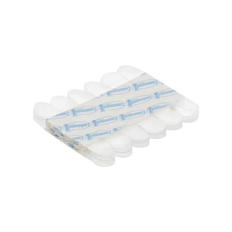 3M Command Refill Strips Mini 40 Strips For Decorating Clips Clear/Transparent