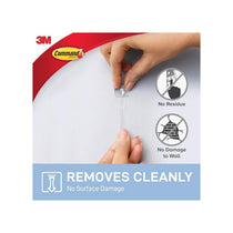 3M Command Refill Strips Mini 40 Strips For Decorating Clips Clear/Transparent