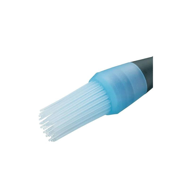 KitchenCraft Silicone Pastry/Basting Brush 17cm Black/Blue